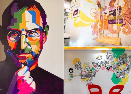 wall art at offices in India