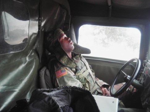 sleeping at work