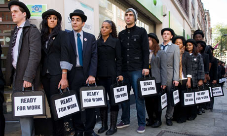 Young unemployed people